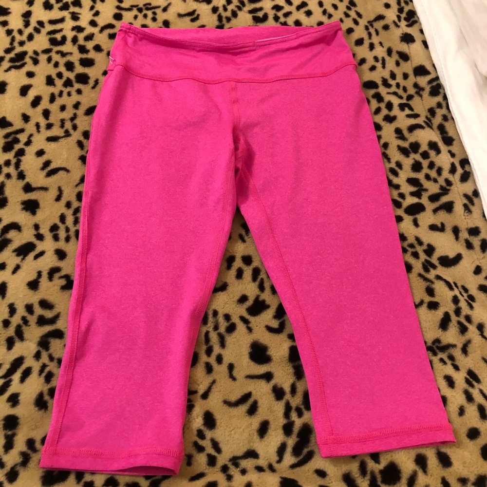 Zella pink crop workout leggings